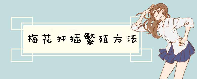 梅花扦插繁殖方法