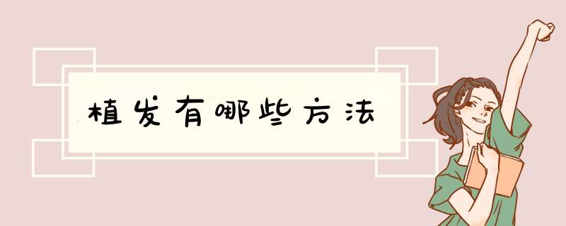 植发有哪些方法