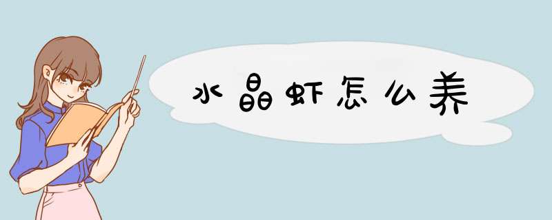 水晶虾怎么养