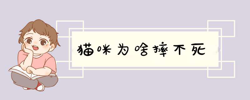 猫咪为啥摔不死