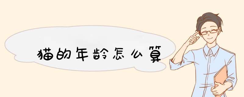 猫的年龄怎么算