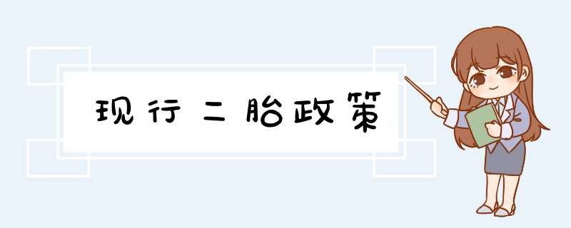 现行二胎政策
