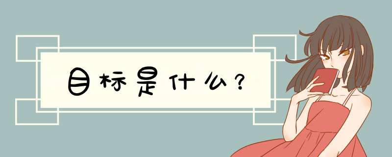 目标是什么？
