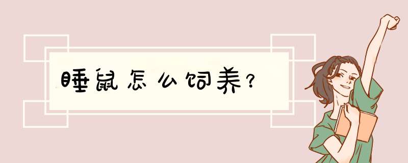 睡鼠怎么饲养？