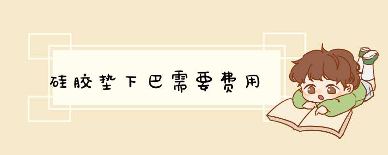 硅胶垫下巴需要费用