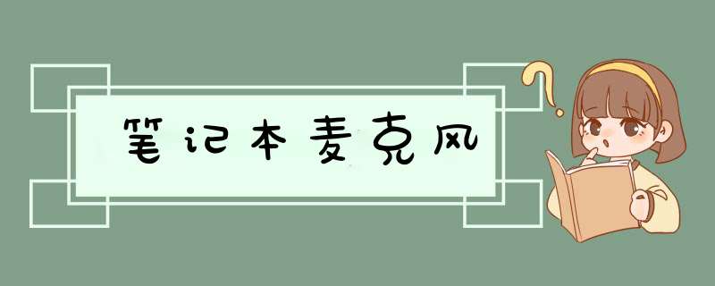 笔记本麦克风