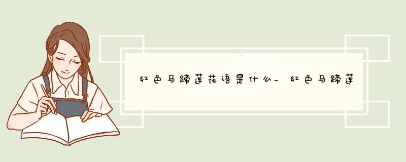 红色马蹄莲花语是什么_红色马蹄莲具体象征着什么？