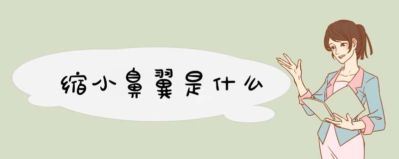缩小鼻翼是什么