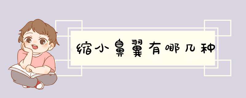缩小鼻翼有哪几种
