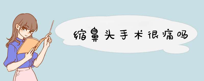 缩鼻头手术很痛吗