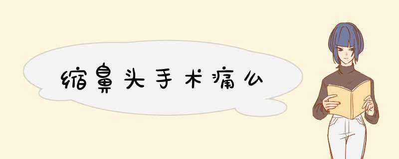 缩鼻头手术痛么