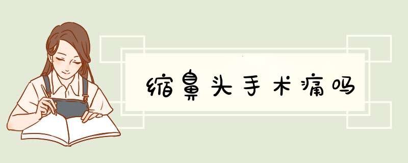 缩鼻头手术痛吗