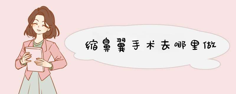 缩鼻翼手术去哪里做