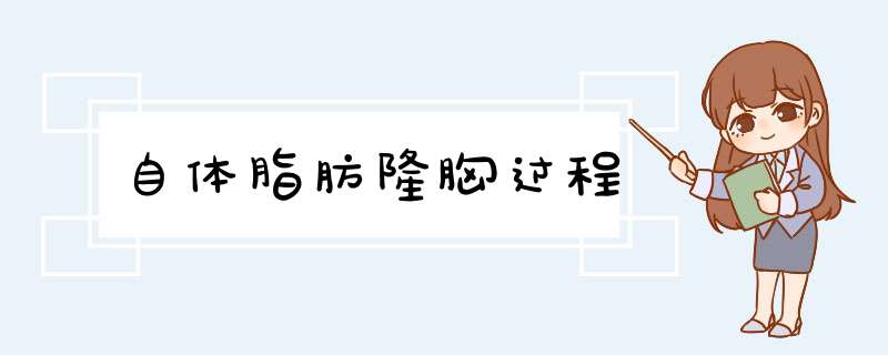 自体脂肪隆胸过程