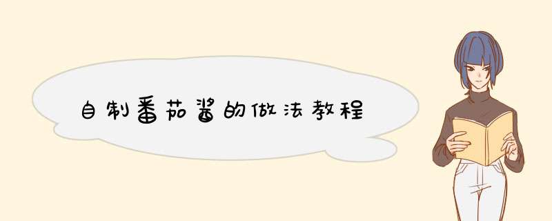 自制番茄酱的做法教程