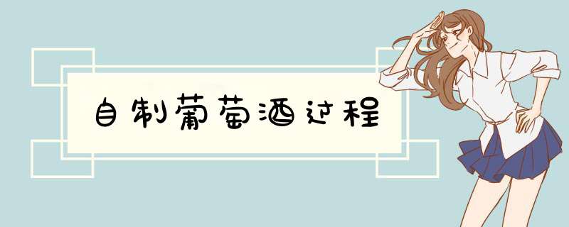 自制葡萄酒过程