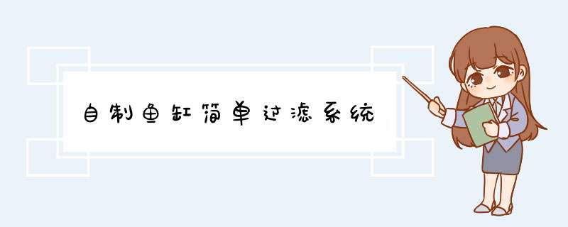 自制鱼缸简单过滤系统