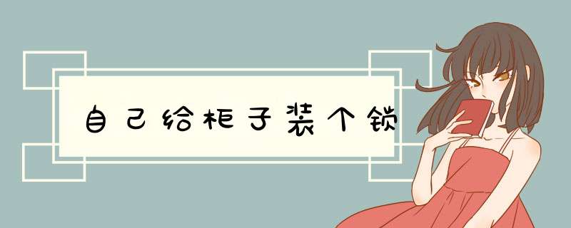 自己给柜子装个锁