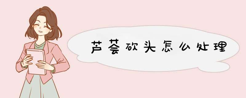 芦荟砍头怎么处理