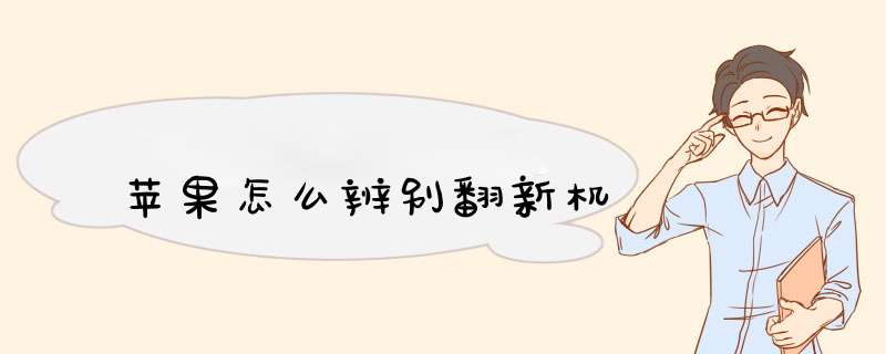 苹果怎么辨别翻新机