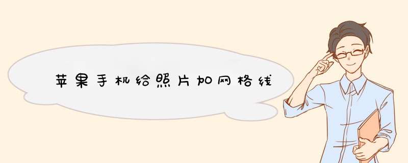 苹果手机给照片加网格线
