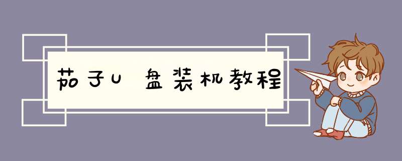 茄子U盘装机教程