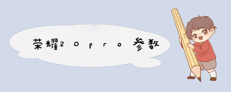荣耀20pro参数