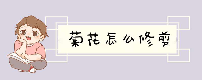 菊花怎么修剪