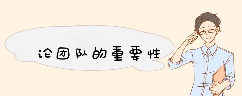 论团队的重要性