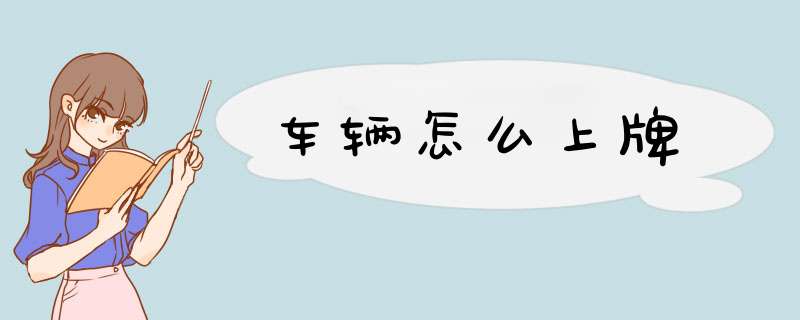 车辆怎么上牌