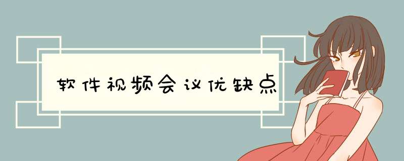 软件视频会议优缺点