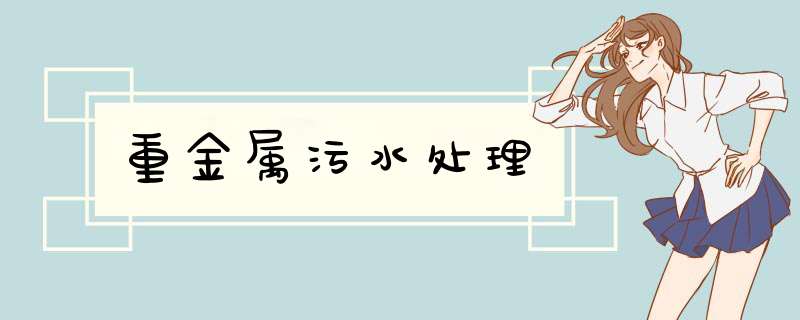 重金属污水处理