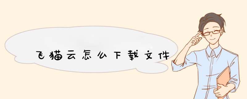 飞猫云怎么下载文件