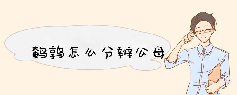 鹌鹑怎么分辨公母