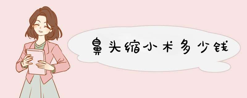 鼻头缩小术多少钱