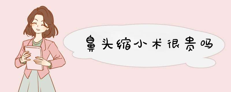鼻头缩小术很贵吗
