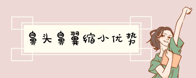 鼻头鼻翼缩小优势