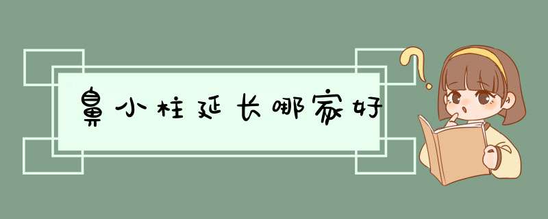 鼻小柱延长哪家好