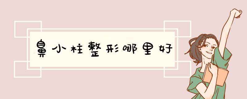 鼻小柱整形哪里好