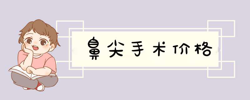 鼻尖手术价格