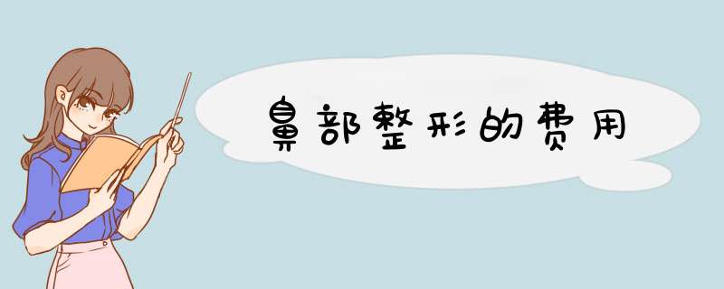 鼻部整形的费用
